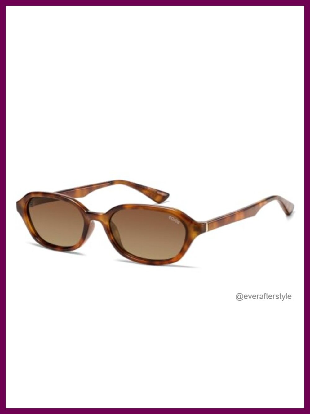 Retro TR90 Frame Polarized Rectangle Sunglasses UV400 Unisex